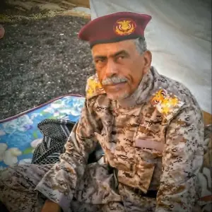 العميد ناصر مبارك سكان في جلسة بمأرب