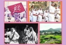 صورة للقبائل بني شهر وأفخاذ بني شهر ويظهر فيها منظر للطبيعة في بلاد بني شهر