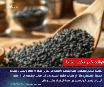 فوائد خبز بذور الشيا